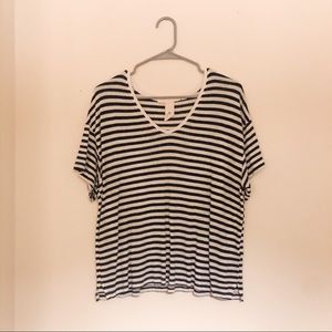 Navy Striped H&M tee